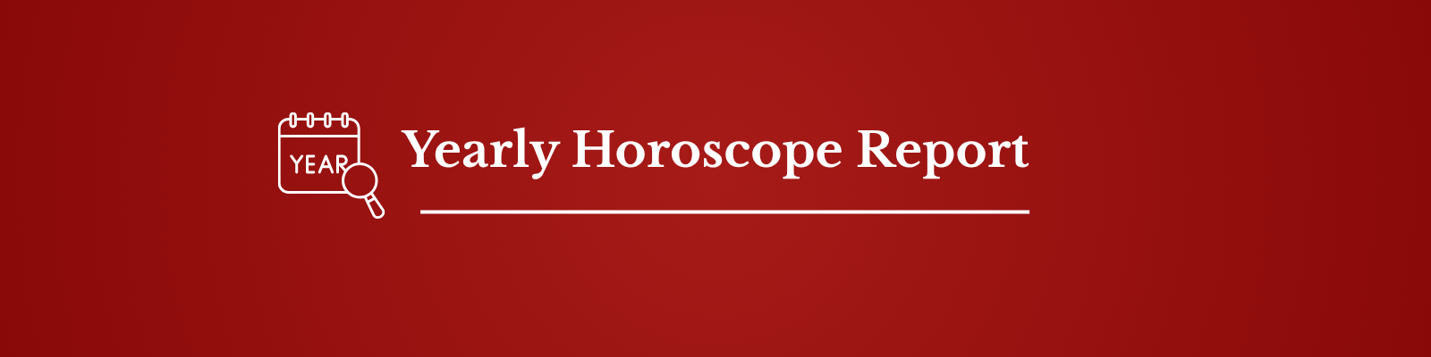 Yearly Horoscope Report